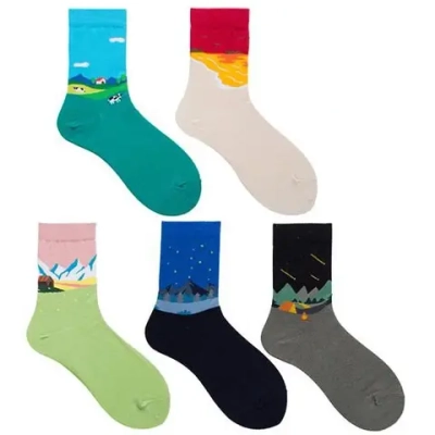 Носки женские «Pippi- Природа», цвет в ассортим, р-р 36-40