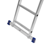 Лестница Сибртех трехсекционная 10 ступеней, алюминиевая