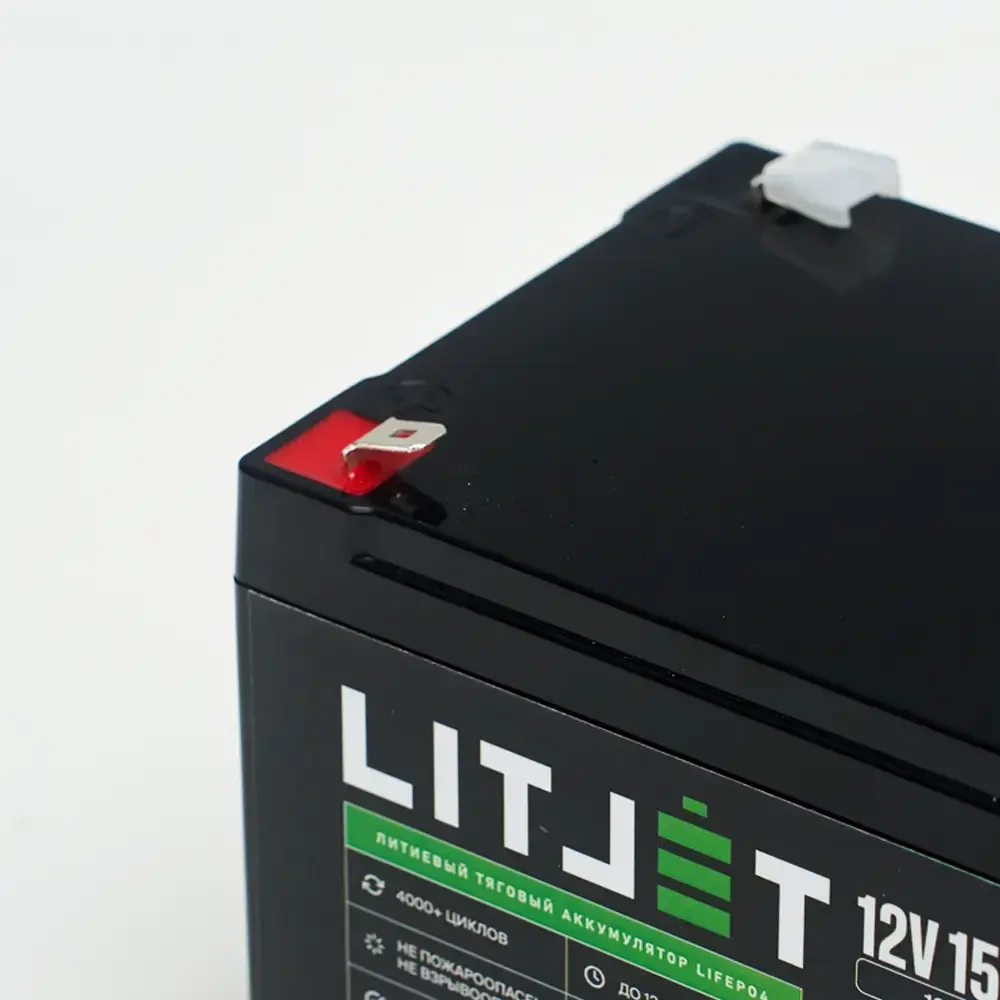 LITJET BLACK LiFePO4 аккумулятор тяговый 12V 15Ah 192Wh