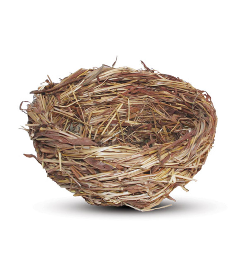 Гнездо для птиц из луговых трав, d110*45мм, серия Natural, Triol