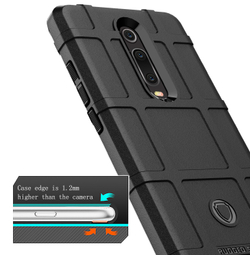 Чехол для Xiaomi Mi 9T (9T Pro, Redmi K20, K20 Pro,K20 Pro Premium) цвет Black (черный), серия Armor от Caseport