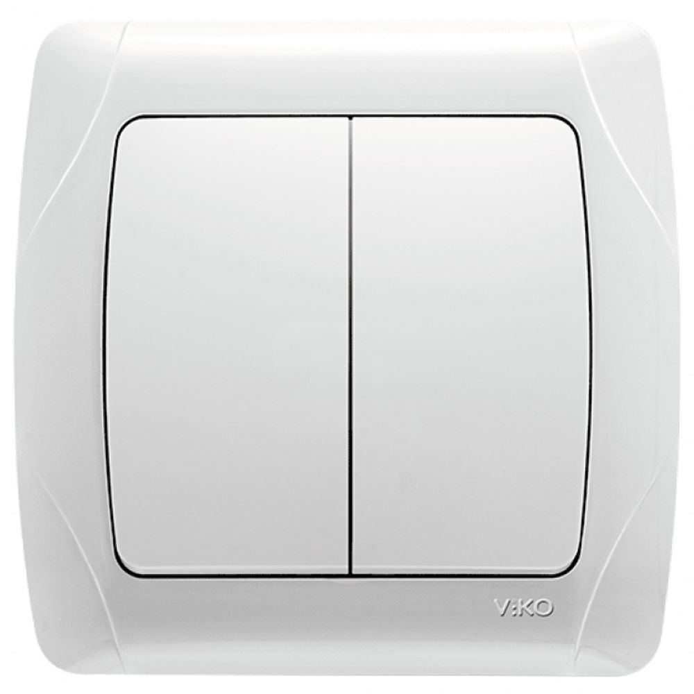Выключатель VI-KO 2-кл. проходной бел. с/п 10А 250В