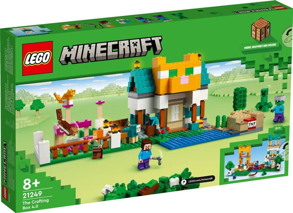 Конструктор LEGO Minecraft 21249 Ящик для крафта 4.0