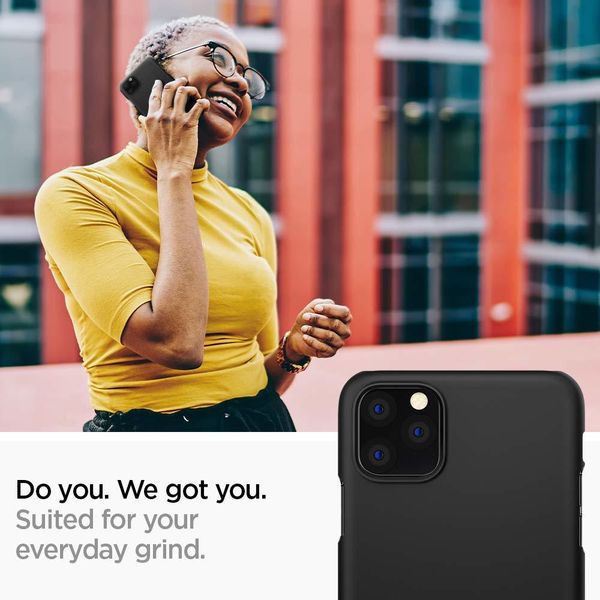 Чехол-накладка SPIGEN для iPhone 11 Pro - Thin Fit - Black
