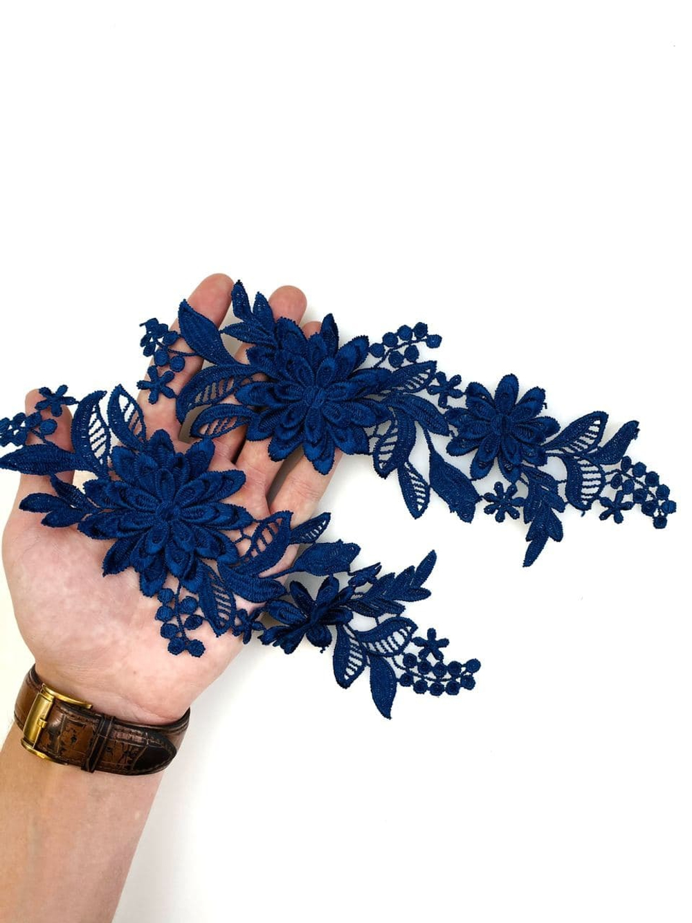 Патчи темно-синие 26*8 см