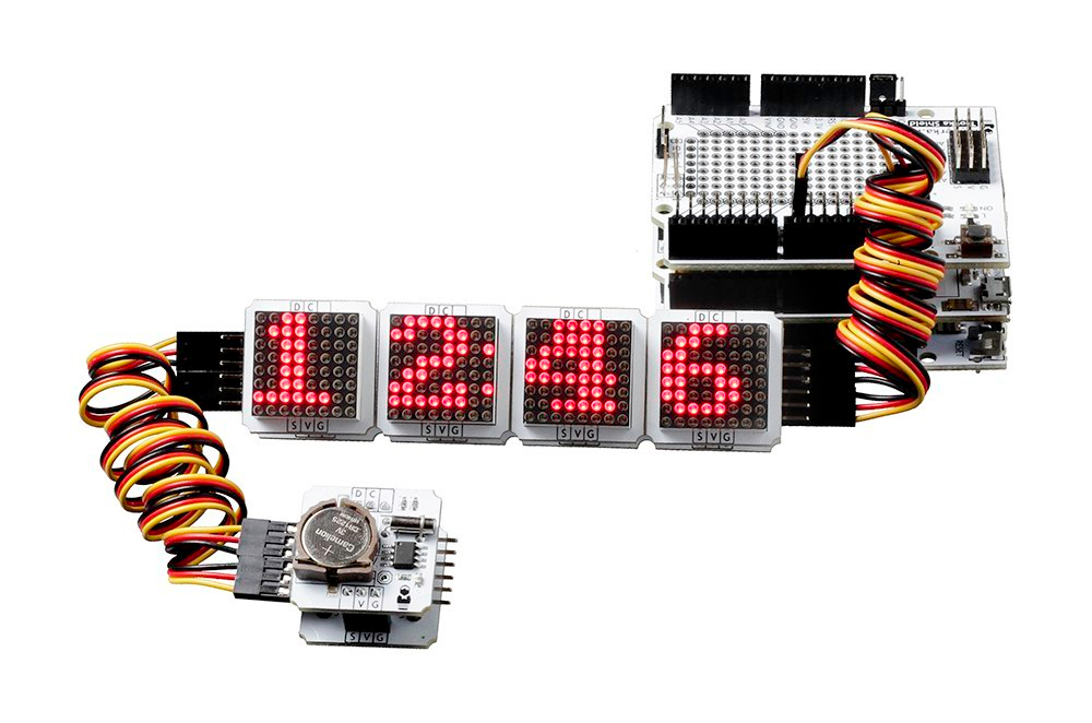 Монохромная LED матрица 8×8 (Troyka-модуль)