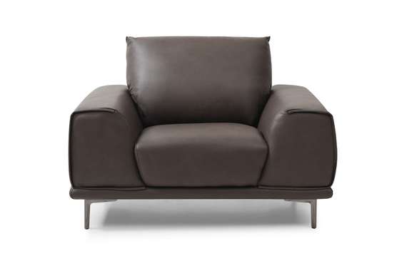 Кресло Nolan из натуральной коричневой кожи