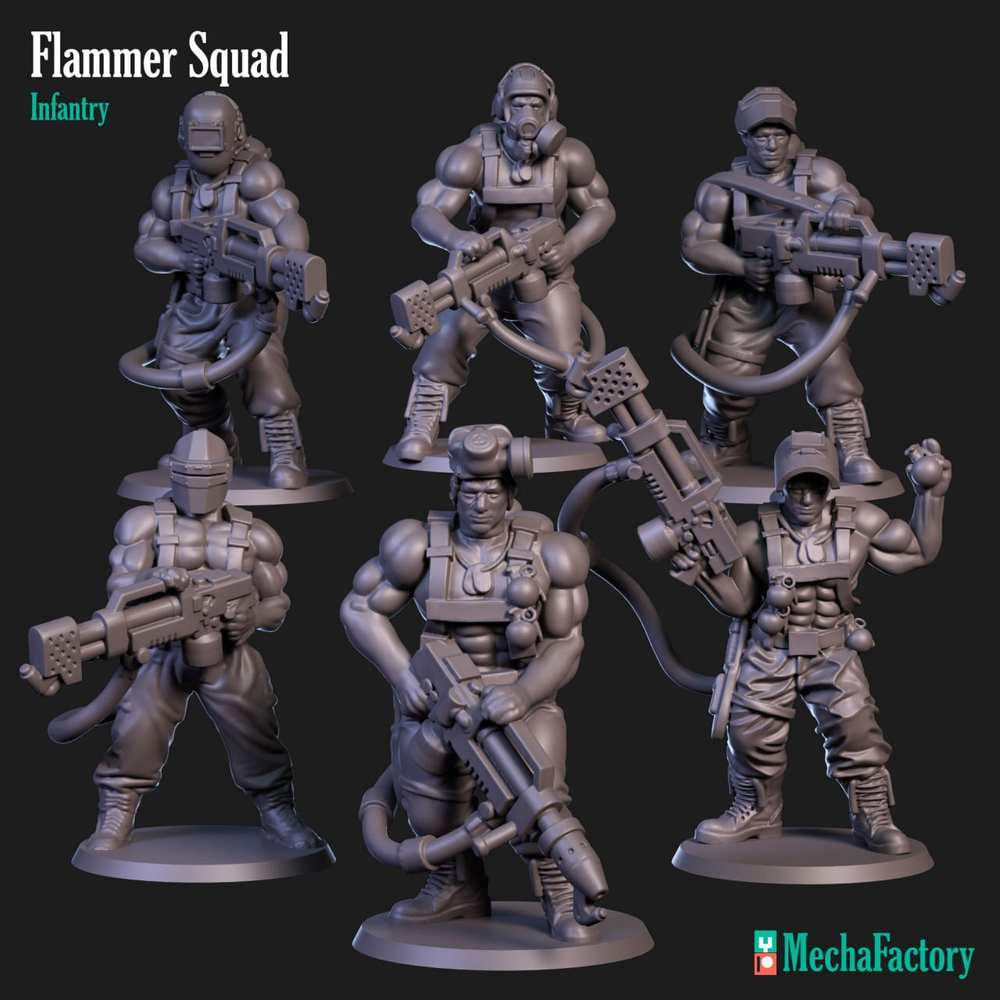 Astra Militarum Flammer Squad