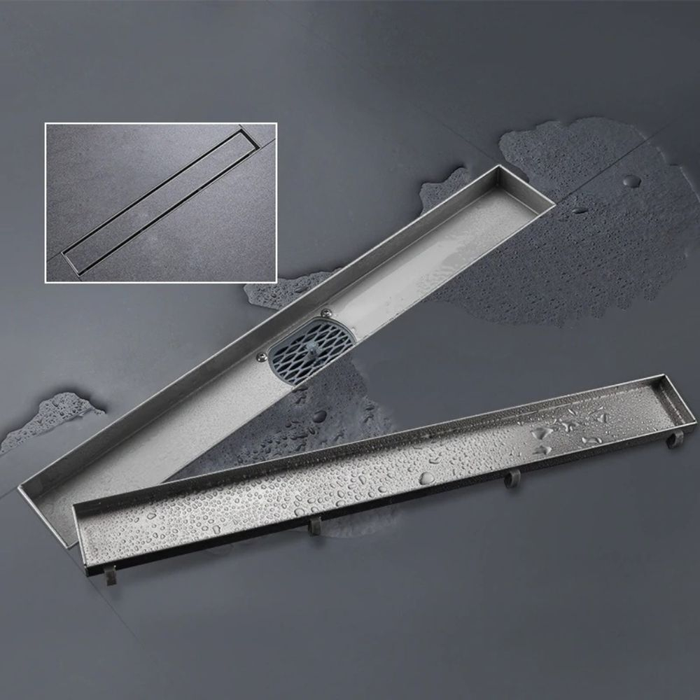 Трап канализационный углов, 40 мм, 700х70 мм, Gappo, нерж сталь, G87007-4