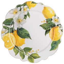 ТАРЕЛКА ОБЕДЕННАЯ LEFARD "ЛЕМОН ТРИ" 27*2 СМ