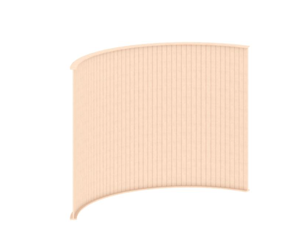 Напольная радиальная перегородка VE.NRP-1400 AK04 Акустикс (AcustiX)