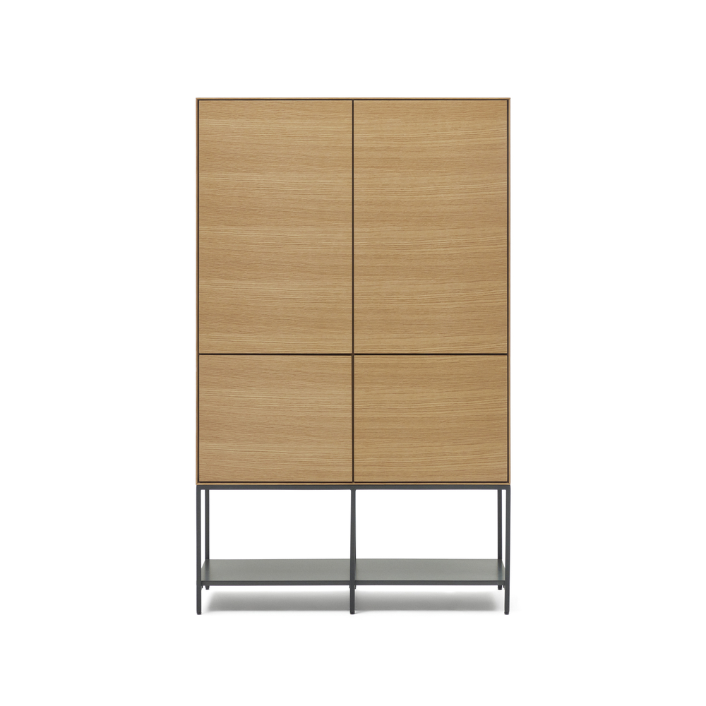 Vedrana Буфет из дубового шпона со стальными ножками 97,5 x 160 см