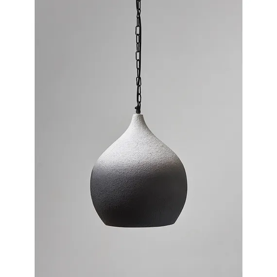 Светильник подвесной Sustainable, Ø33х38 см, черный/белый