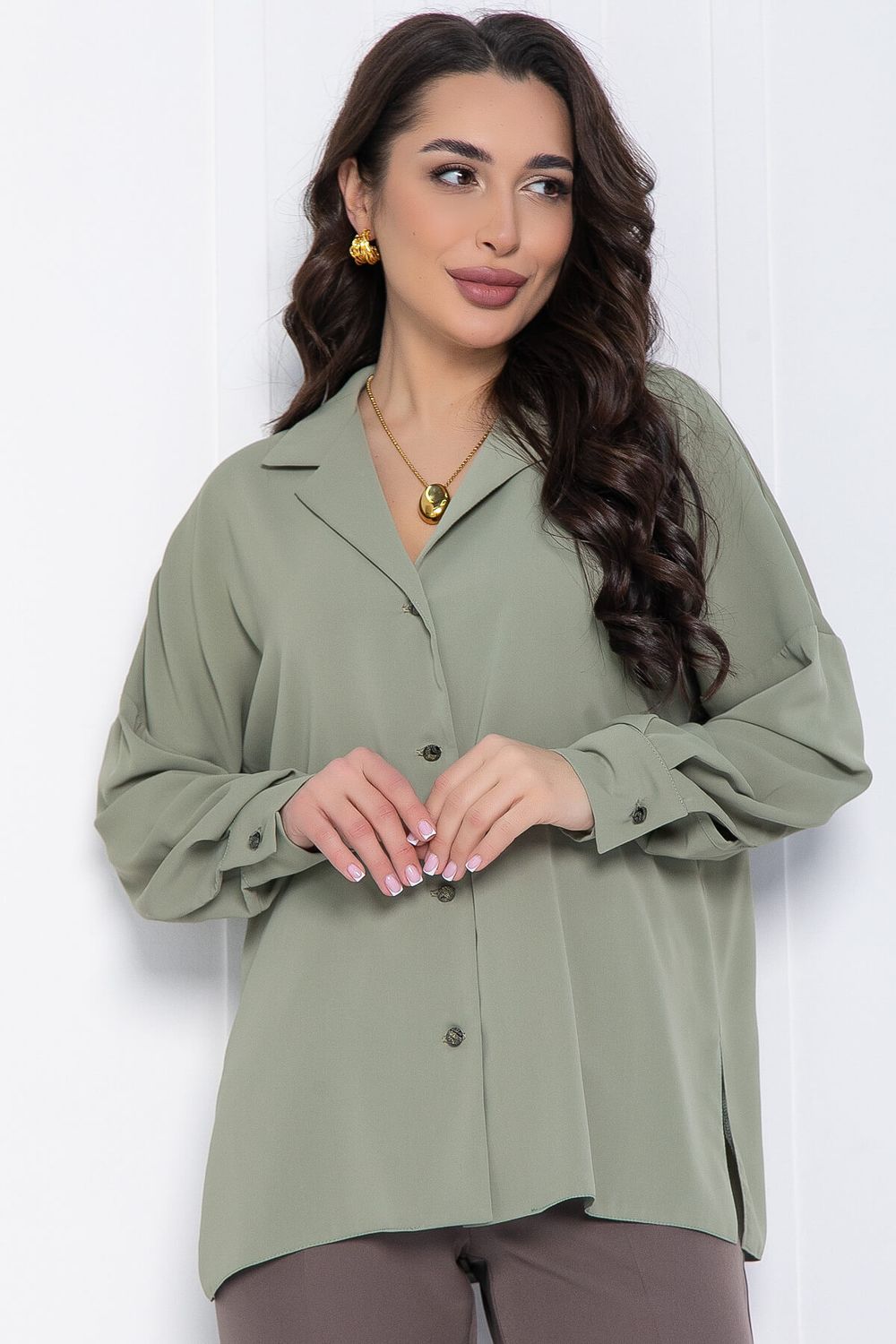 Рубашка Толедо (олива) Б12581-30 LT Collection