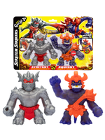 Набор тянущихся фигурок Серебряный Блейзагот и Гладиатор Караптагон GooJitZu 43498