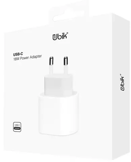 СЗУ с кабелем Type-C 1USB 3А Ubik UHP13QC white