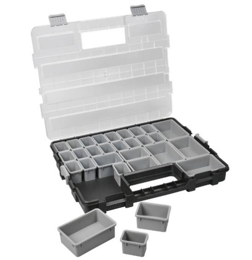 Heavy Duty Shallow Parts Organizer (25 bins) (42x33x5.1cm)