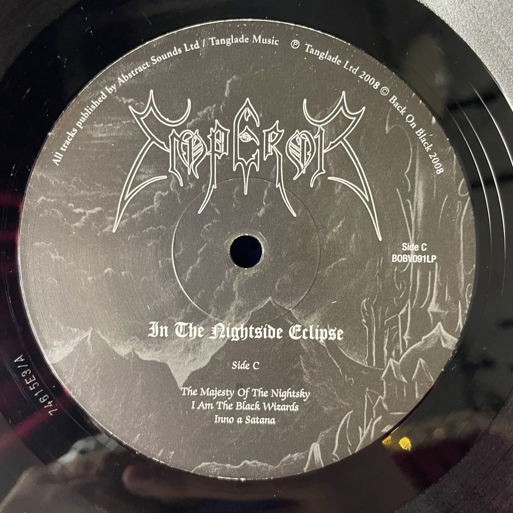 Винтажная виниловая пластинка LP Emperor In The Nightside Eclipse (UK 2008)