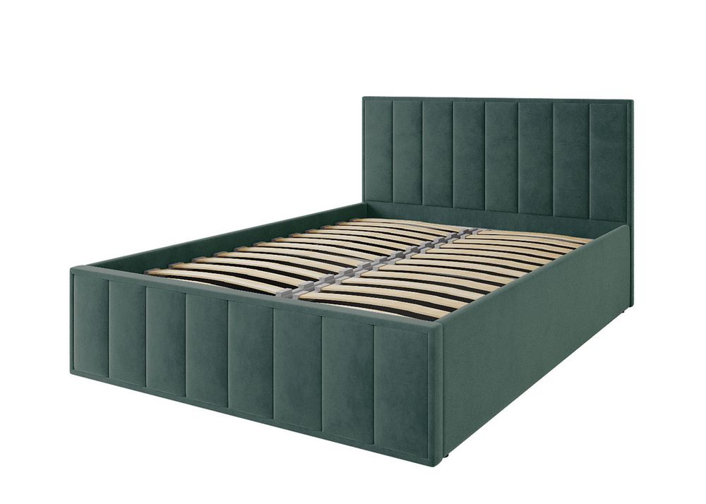 Кровать Лана (М) 1,4 (Зелёный Софт), ДСВ-Мебель, г. Пенза
