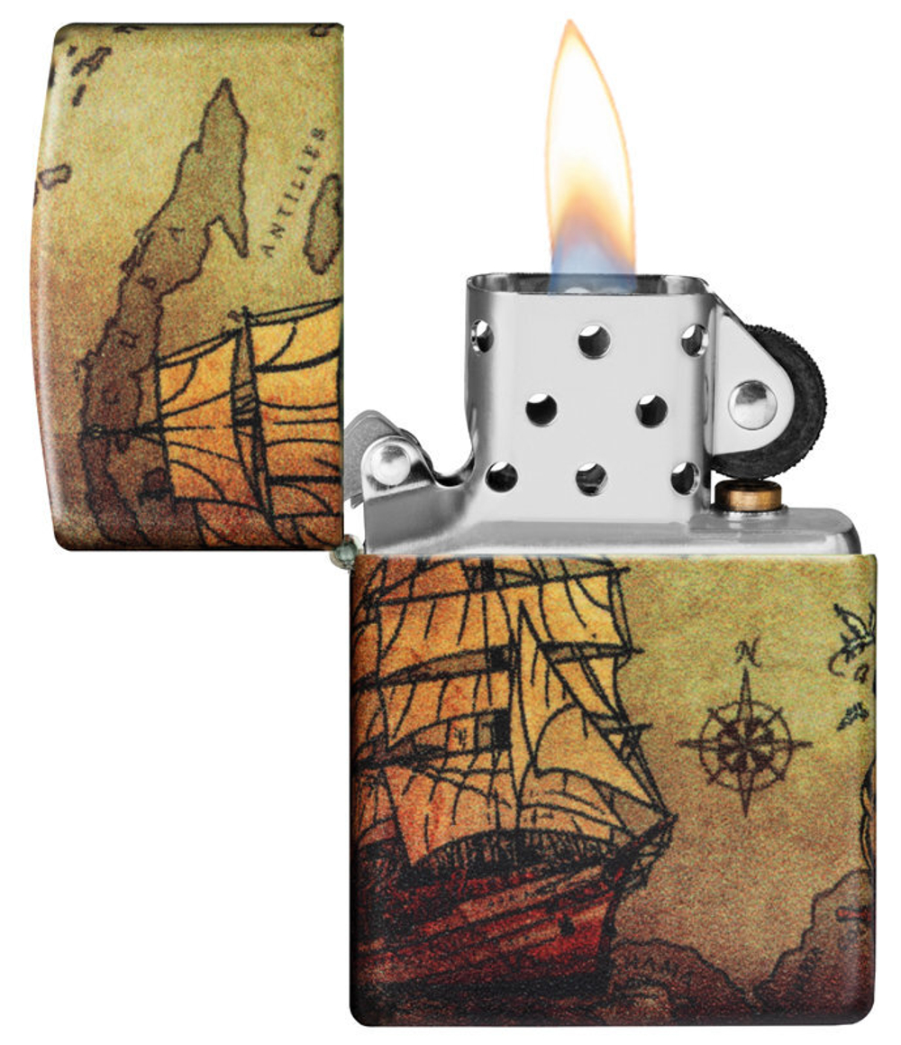 Зажигалка ZIPPO 49355 Pirate Ship Design