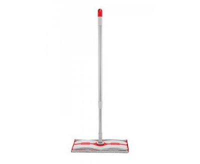Швабра для мытья пола широкая с насадкой из микрофибры Марио