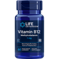 Vitamin B12 Methylcobalamin 1 мг 60 пастилок Life Extension