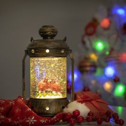 Светодиодная новогодняя фигура ЭРА ENGDS-12 Красный кардинал 1 LED