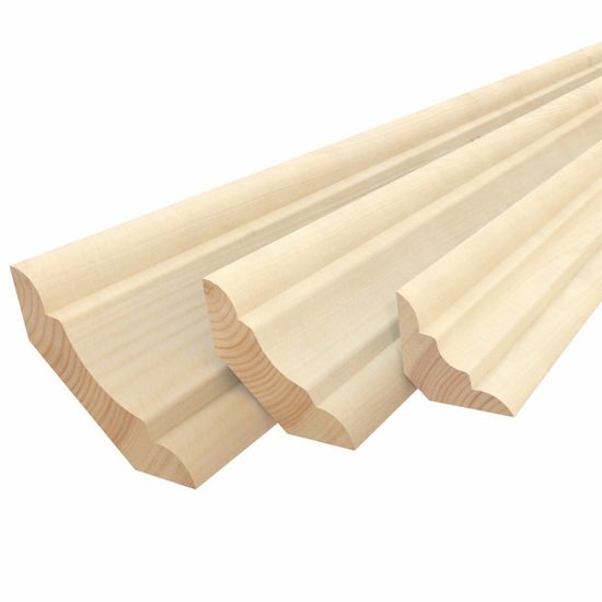 Плинтус деревянный Осина