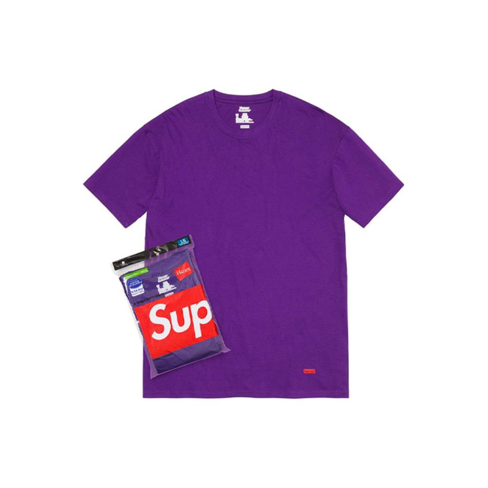 Supreme Week 1 x Hanes Tagless Tees （2 Pack） T 2