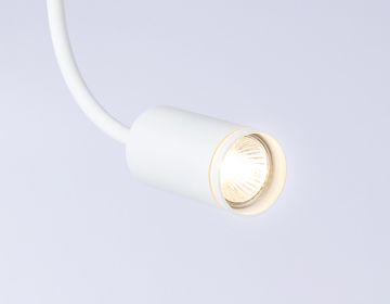 Светильник настенно-потолочный гнущийся с выключателем 1*GU10 FW2469 WH белый D55*L100*H300 Wallers Wall Ambrella