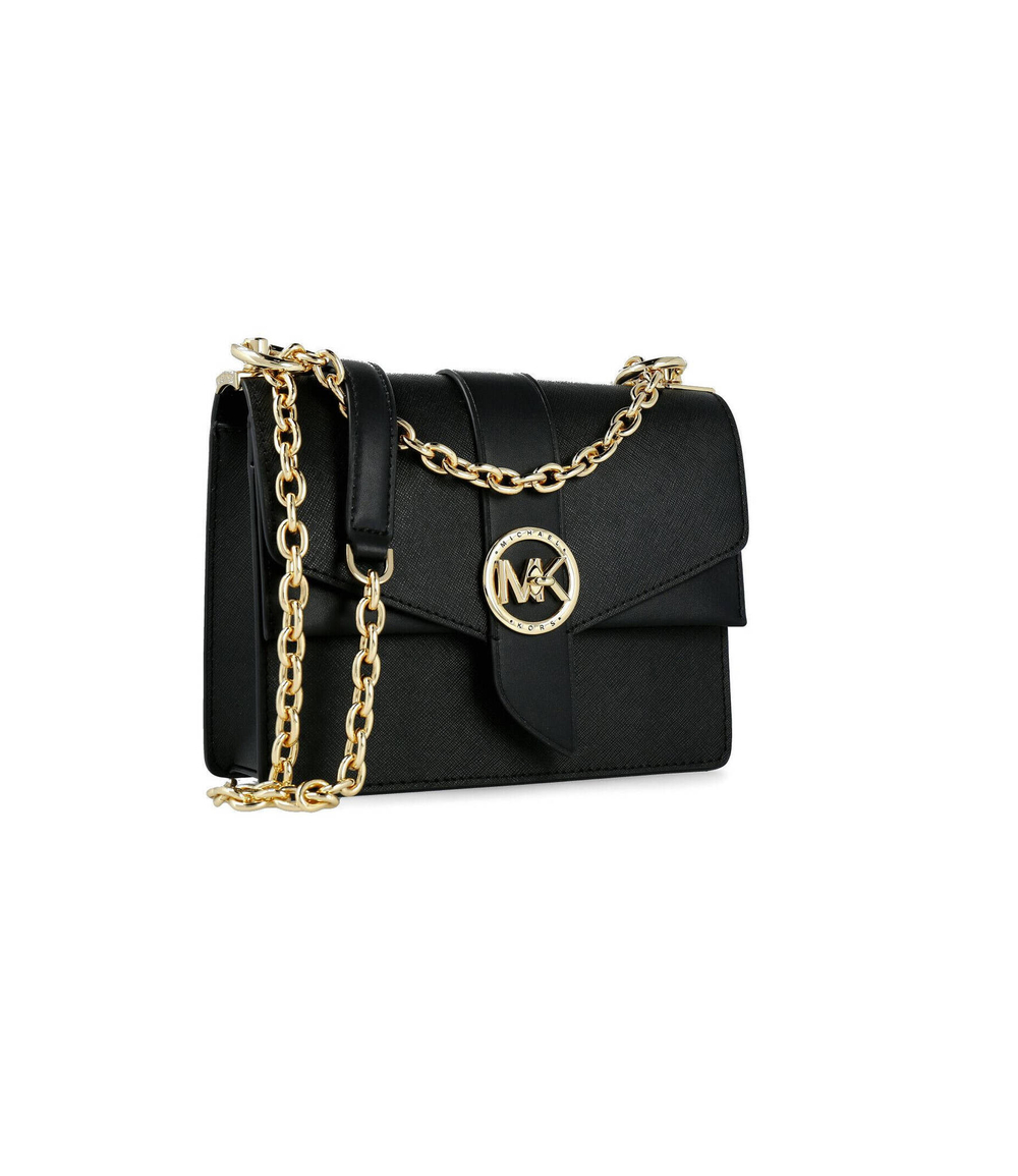 кожаная сумка-мессенджер greenwich Michael Kors - черный(32S1GGRC0L)