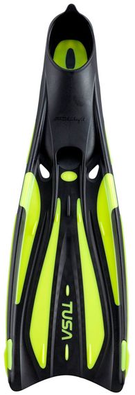 Ласты TUSA Solla FF-23 с закрытой пяткой черный/желтый