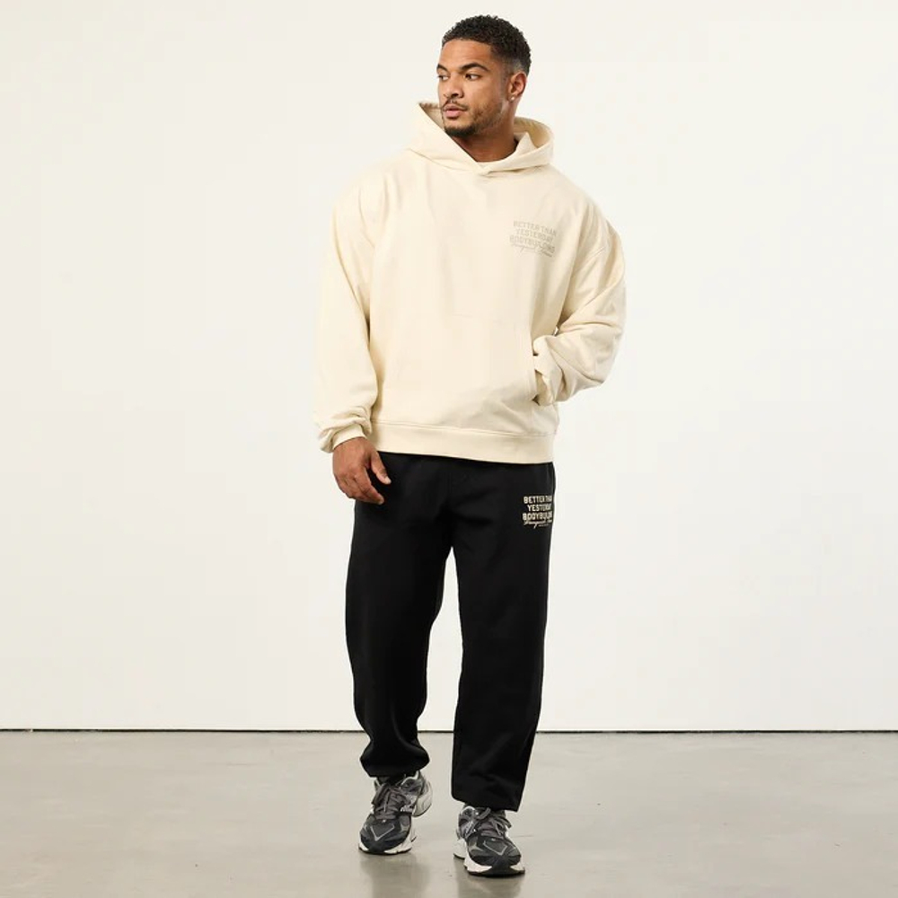 Толстовка VANQUISH Bodybuilding Hoodie Vintage White