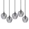 Светильник подвесной каскадный Aurora, 110х18 см, серый