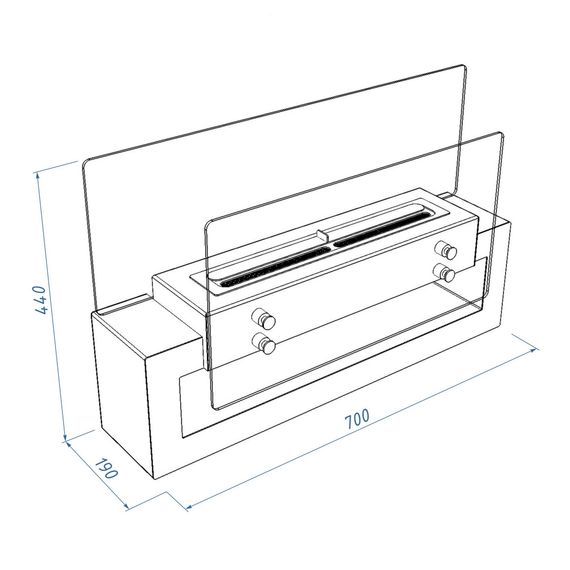 Биокамин Royal Thermo RTBFP-W700TG Taiga купить в Москве и Московской области по низкой цене с доставкой по России — (5) Биокамин Royal Thermo RTBFP-W700TG Taiga — (5)