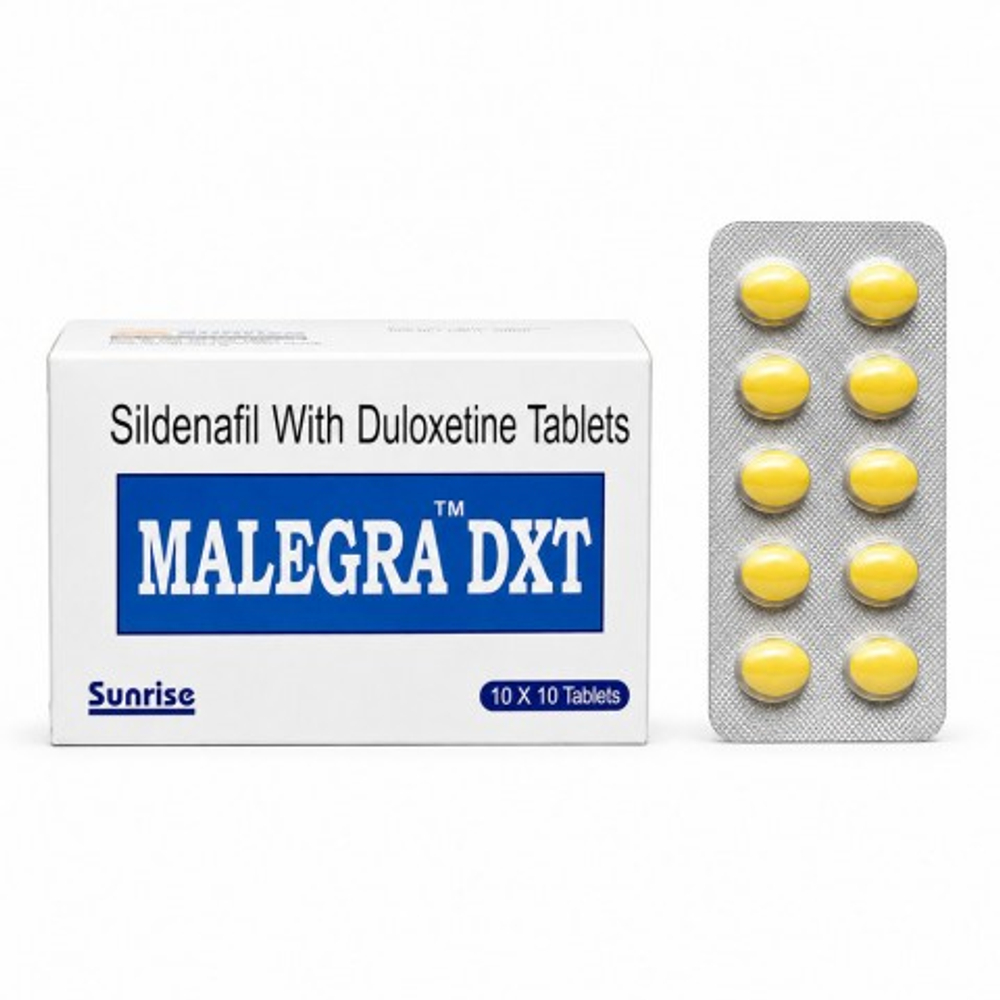 Препарат для улучшения и продления эрекции Malegra DXT (10 таб.)