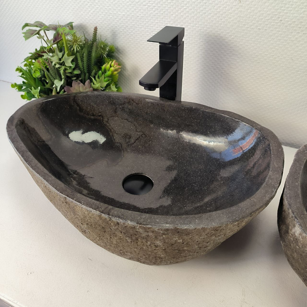 Раковина из речного камня ПАРА! RS-65478 55*36*15 0865