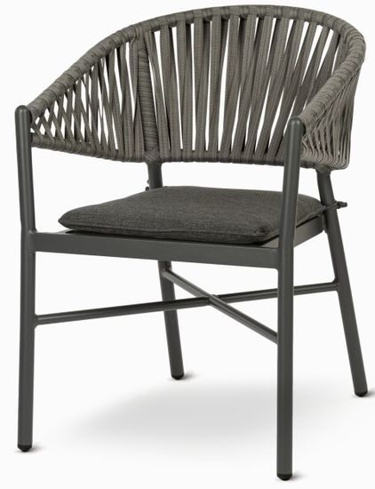 Стул Oscar садовый сталь и веревка 