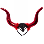 Ободок карнавальный «Дьяволёнок», красный
