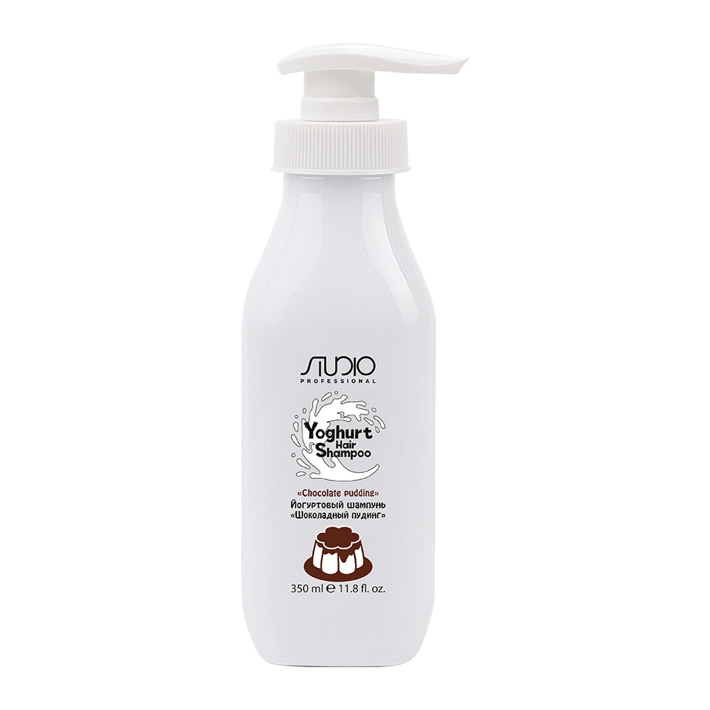 Kapous Studio Professional Yoghurt Шампунь йогуртовый, Шоколадный пудинг, 350 мл