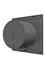 Вентилятор накладной SLIM D100 обратный клапан Dark Gray metal DICITI