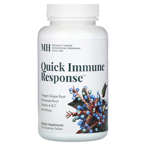 Michael's Health, Quick Immune Response, 120 Vegetarian Tablets