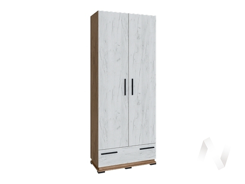 Шкаф МШ-30 Прихожая Модена (дуб крафт табачный/дуб крафт белый)