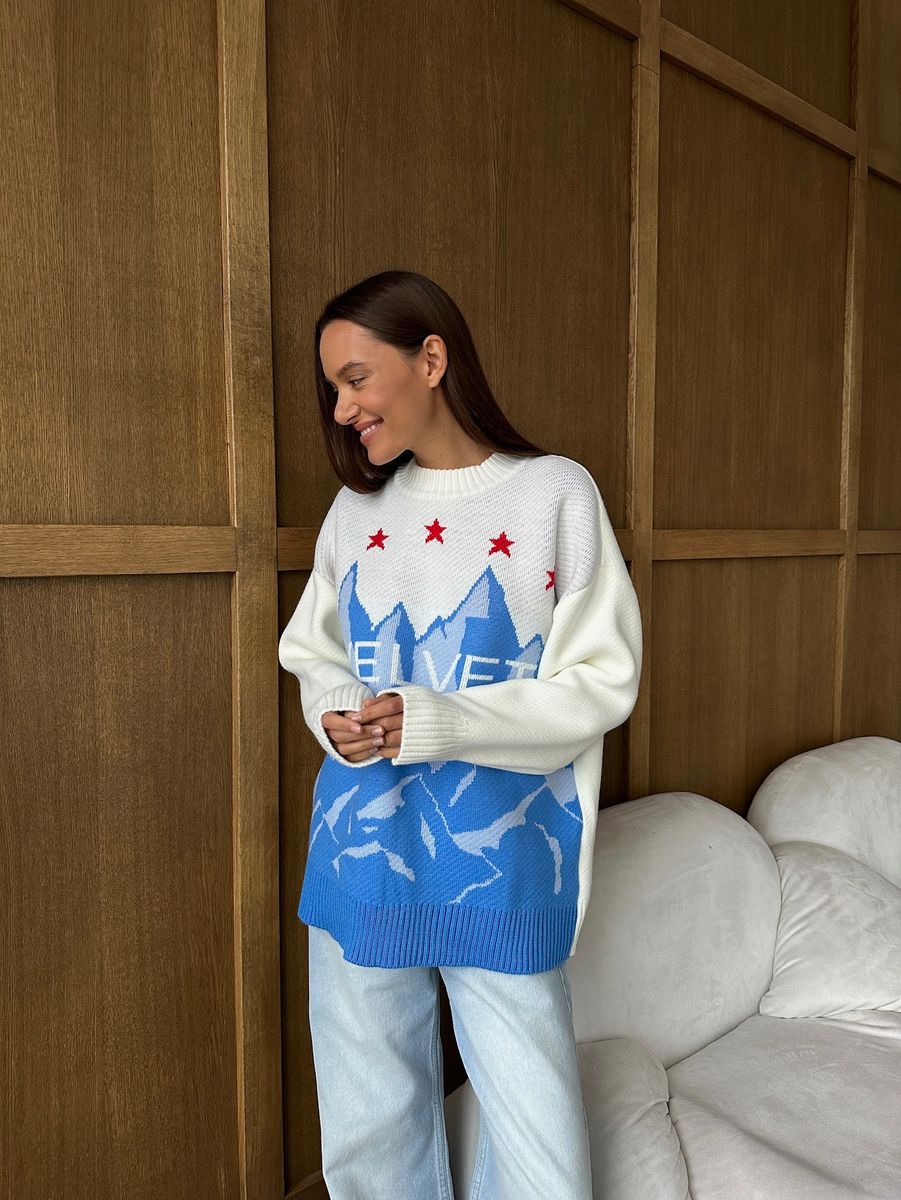 Свитер VELVET со звездами