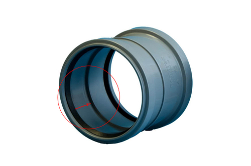 40 муфта двухраструбная ПП ПОЛИТЭК