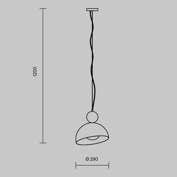 Подвесной светильник Кубок / Bowl Freya fr5439pl-01b