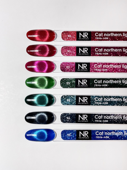 NR Гель-лак CAT-95 NORTHERN LIGHTS, 10 мл