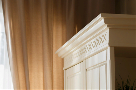 арт. 8273 Шкаф Дания 3-створчатый +торец полки №5 Ш1540хГ625хВ2080