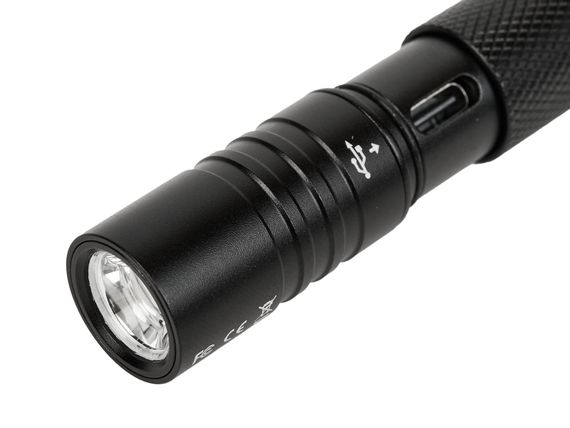 Фонарь-ручка Skywoods Penlight Fix P4 Short 350 люмен, фокусировка луча, Type-C