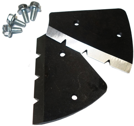 Ножи сферические зубчатые TITAN для шнеков и ледобуров Mora Ice 150 мм (с болтами для крепления), арт. DZ-150